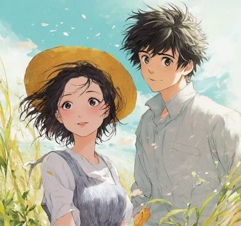 恋爱题材漫画《四月的约定》封面